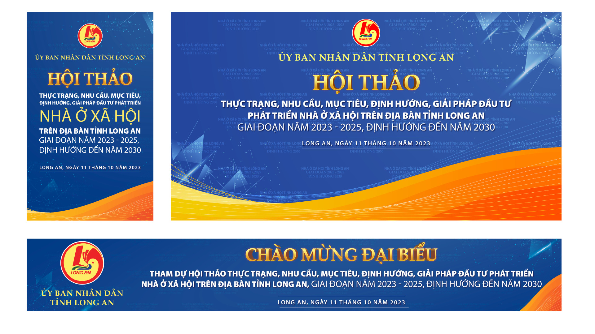 Ấn phẩm thiết kế backdrop và standee do BVAD Agency thiết kế